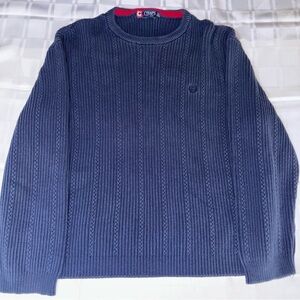 Chaps Dark Blue Knitted Crewneck Sweater 💙 XL MEN